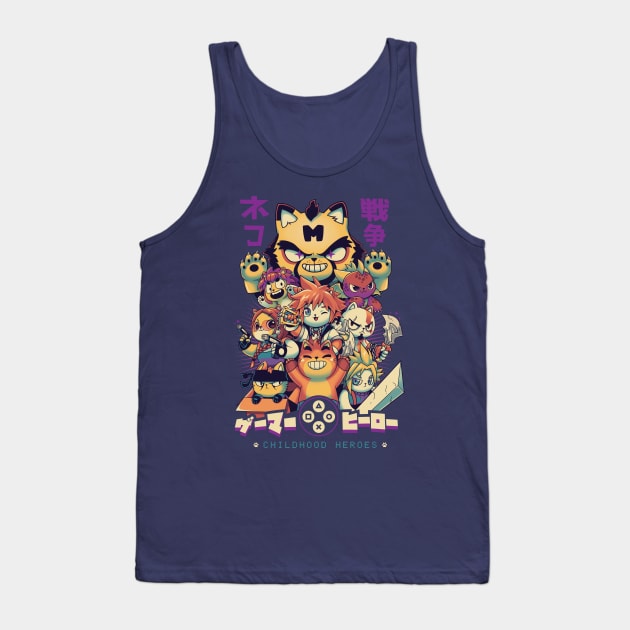 Childhood Heroes Tank Top by Yankenpop